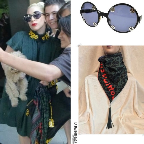 Authentic CHANEL CC Matte Black Round Frame Sunglasses w/ Case - Picture 16 of 16